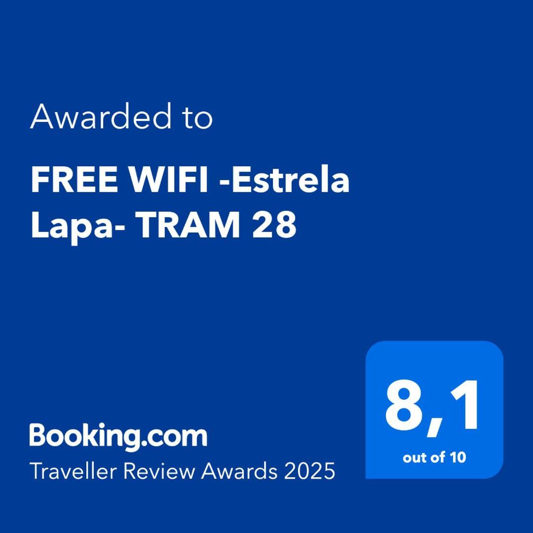 Free Wifi -Estrela Lapa- Tram 28 Apartment Lisboa Ngoại thất bức ảnh